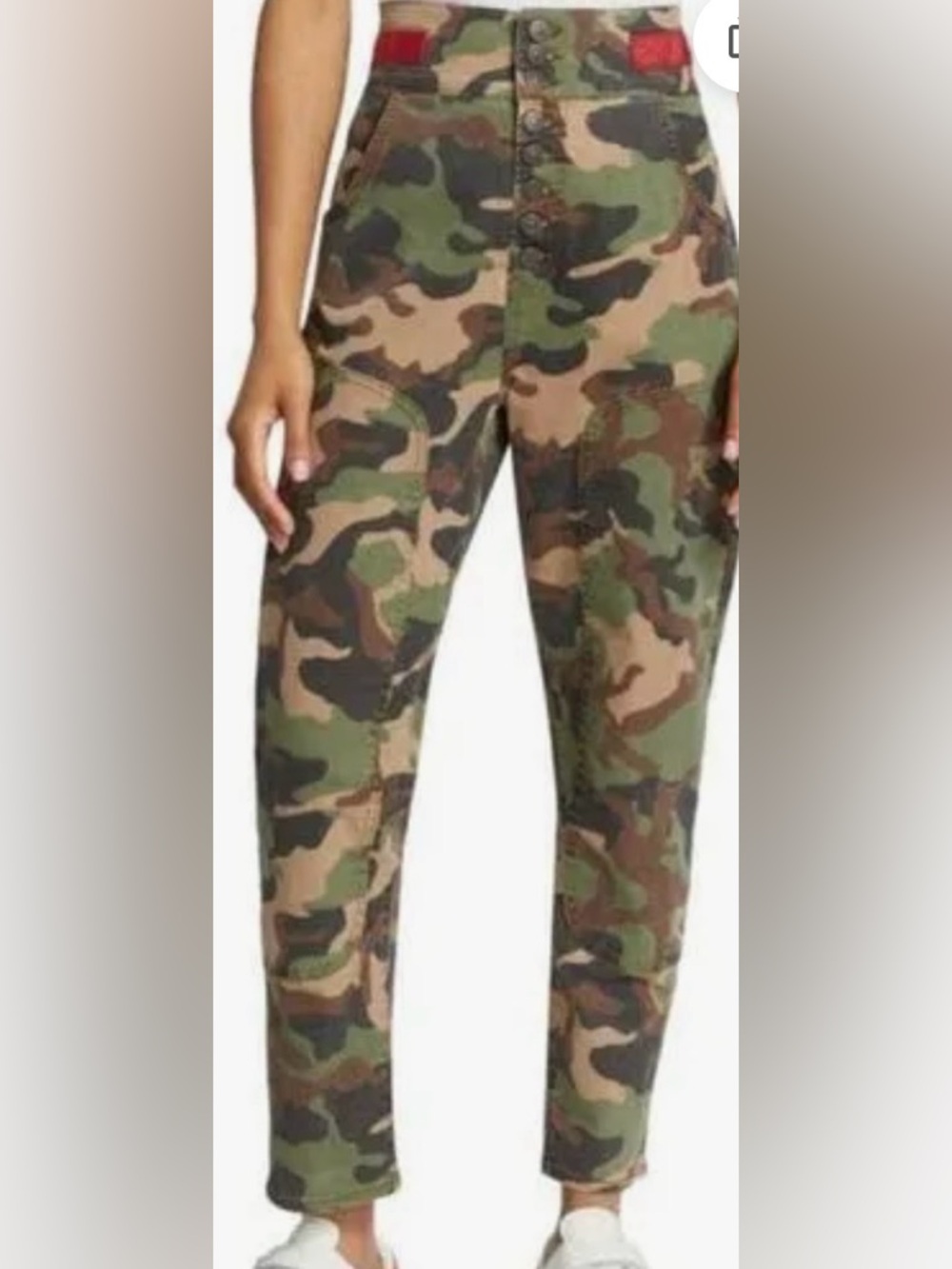 Veronica Beard Camo Kane High Rise Tapered Leg Pants. Size 25.
